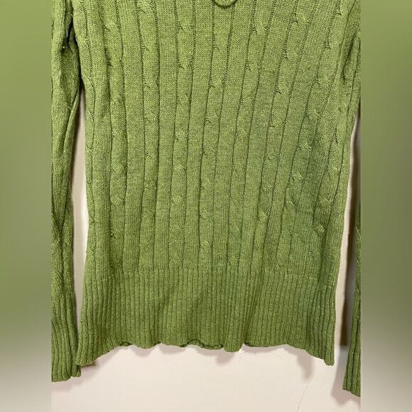 ANN TAYLOR Green V neck Sweater - Picture 5 of 5